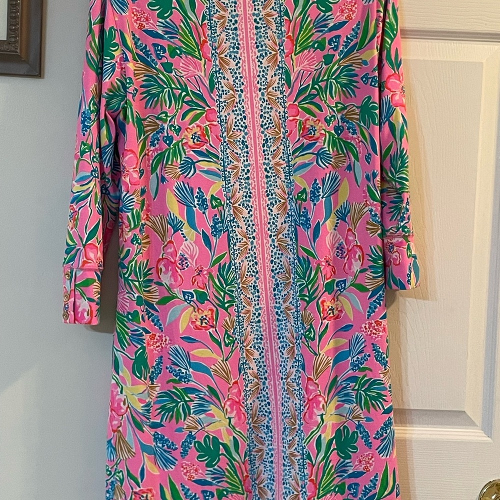 NWOT Havana Pink Casa Jaguar Lilly Pulitzer Sophie Dress XL - Picture 9 of 9